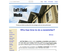 Tablet Screenshot of leftfieldmedia.net